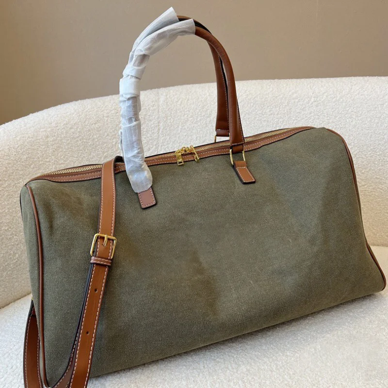 Luxury Designer Genuine Leather Knit Stitching Travel Bag Handbag Shoulder Large Capacity Ladies Fashion Classic Messenger Bag