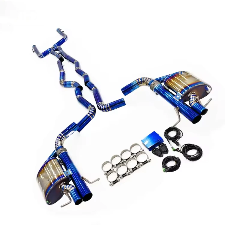 Титановая система выхлопа Xinaote Performance для выхлопной системы Mercedes Benz w205 C63 AMG