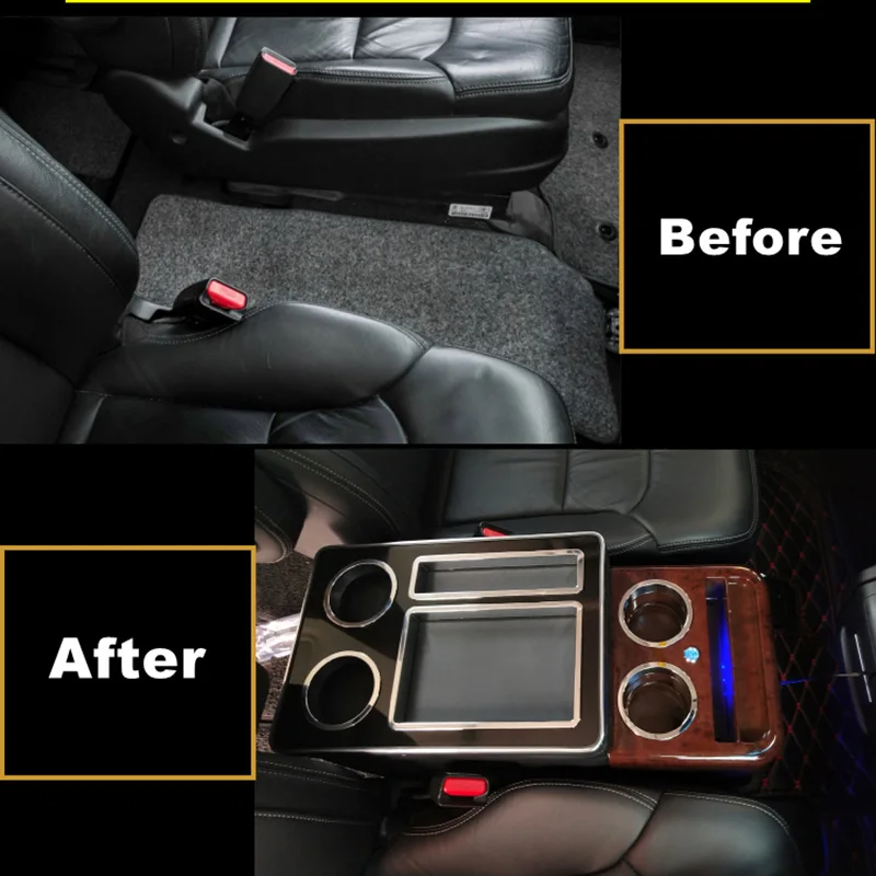 Подлокотник с USB подстаканником для VW Caravelle / Multivan T5 T6 2000-2019 | Автомобили и