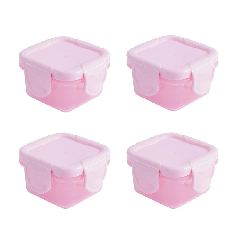 

60ML Food Storage Box Thickened Sealed Food Grade Moisture-proof Mini Fresh-Keeping Box Kitchen Household