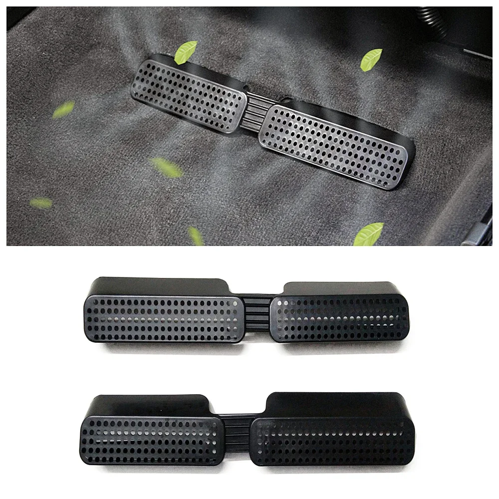 Для Audi Q2 Q3 Q5 Q7 Q8 под сиденьем, пол, задний обогреватель переменного тока, воздуховод, вентиляционная крышка, решетка, розетка, накладка