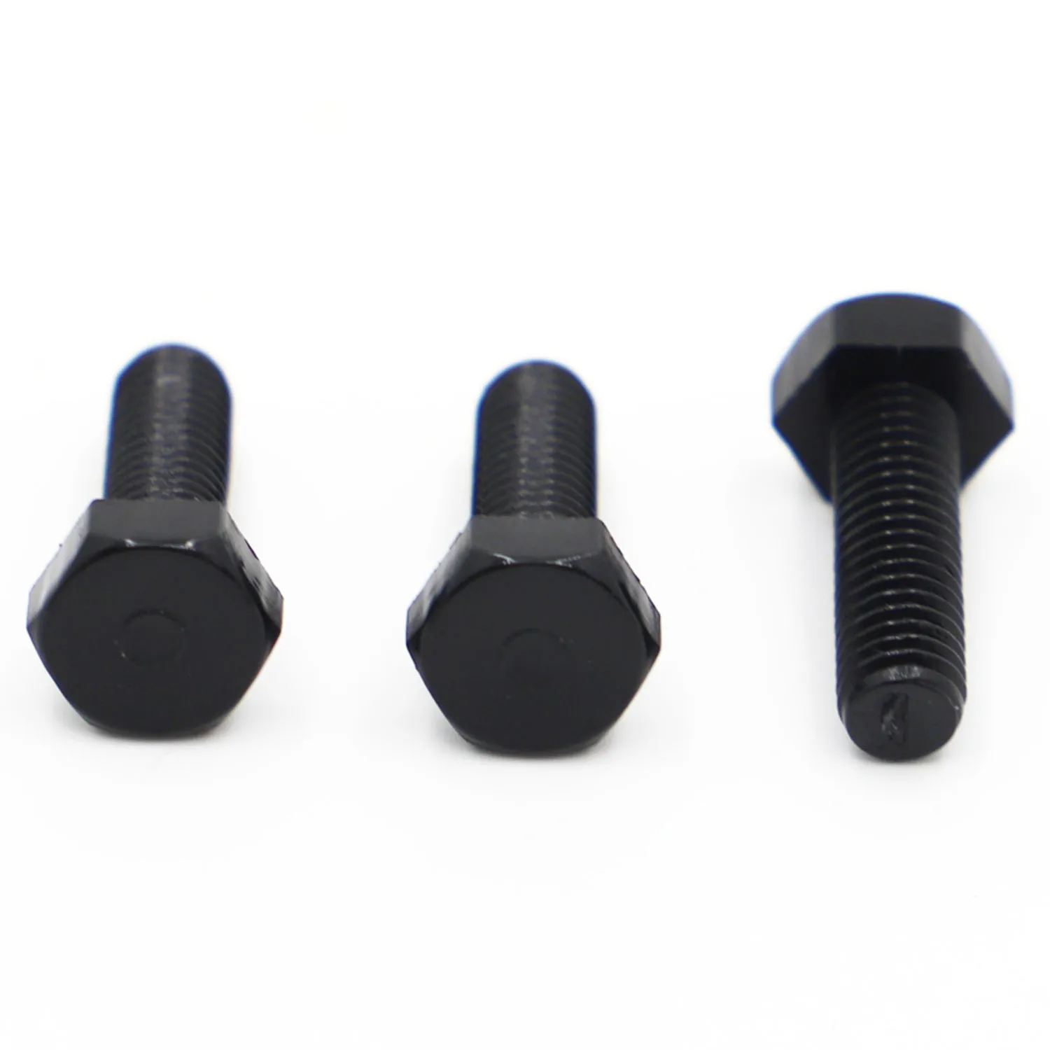 DIN933 черные нейлоновые шестигранные винты с внешней головкой стандартные