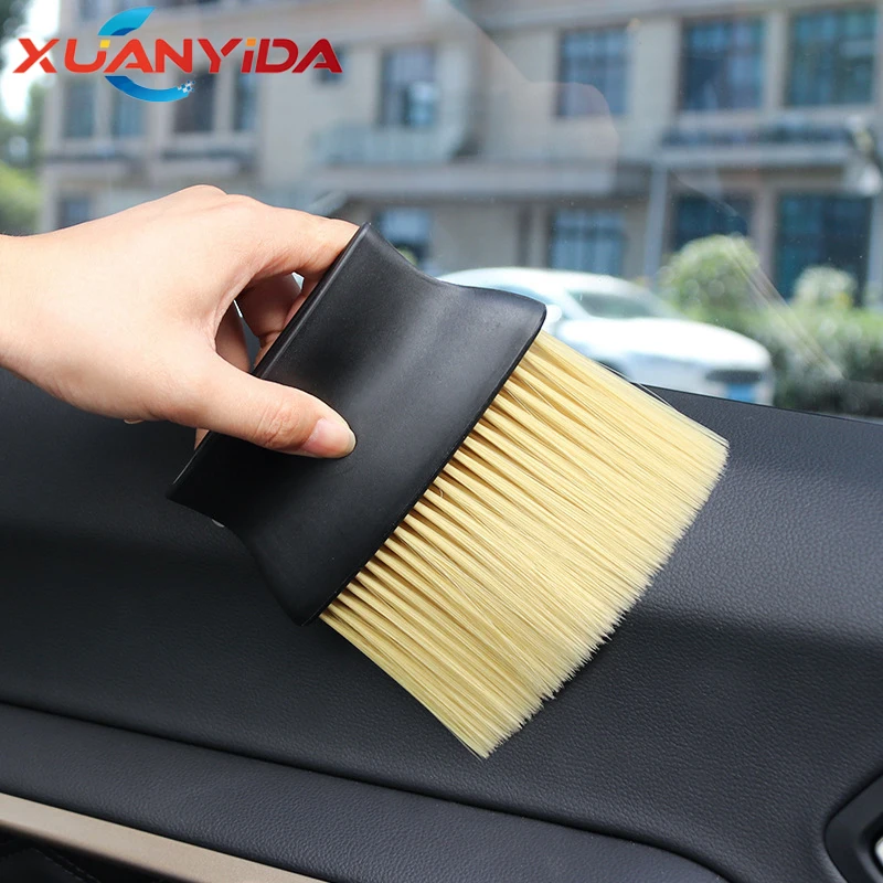 

Xuanyida Car Air Outlet Cleaning Brush Dashboard Air Conditioner Detailing Dust Sweeping Tools Auto Interior Duster Brushes