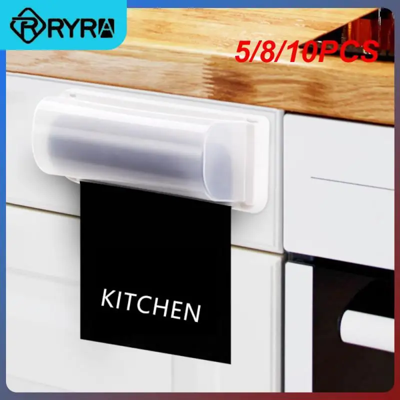 

5/8/10PCS Kitchen Storage Tools Wet And Dry Sorting Garbage Bag Storage Box Removable Plastic Finishing Storage Box