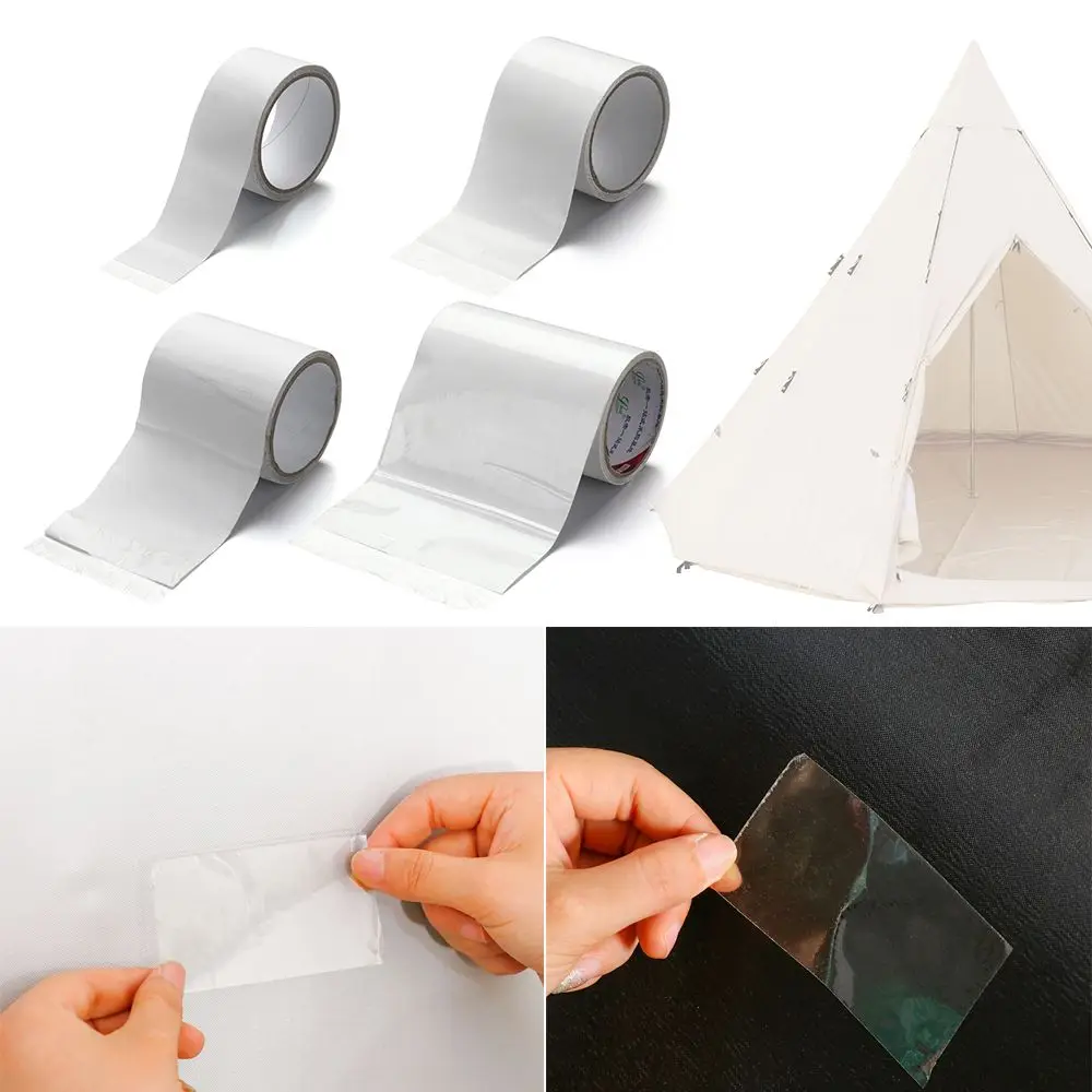 

Waterproof Highly Viscous Transparent Adhesive Cover Sticker Invisible Tent Repair Tape Strong Tapes Repair Patch