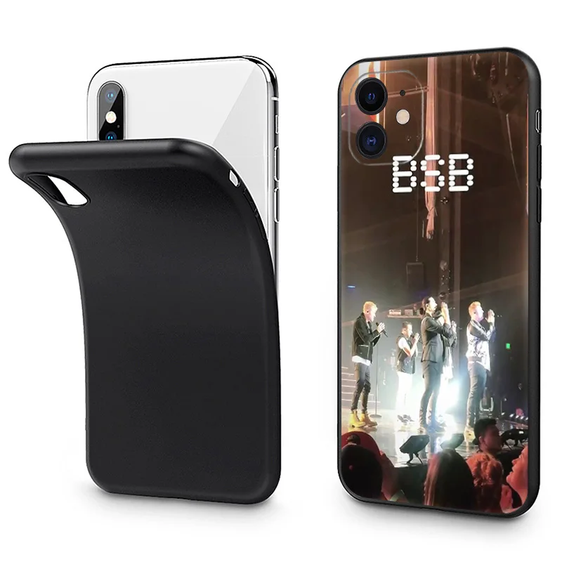 Чехол для телефона Apple iphone 16 Pro 15 12 11 13 Mini 14 Plus SE XR X XS Max Backstreet Boys BSB Мягкий черный