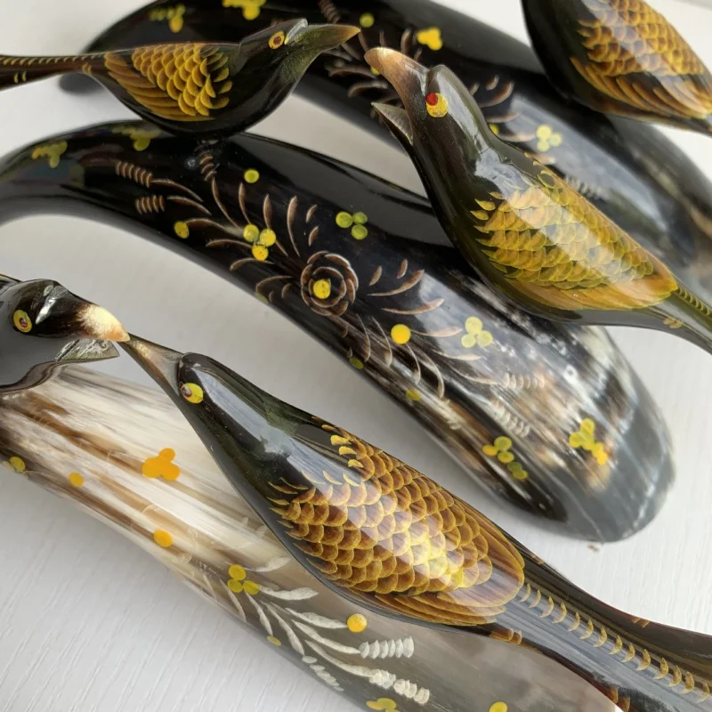 Рог ремесла волшебное ремесло двойной фотомагнитный рожок украшение окна рог