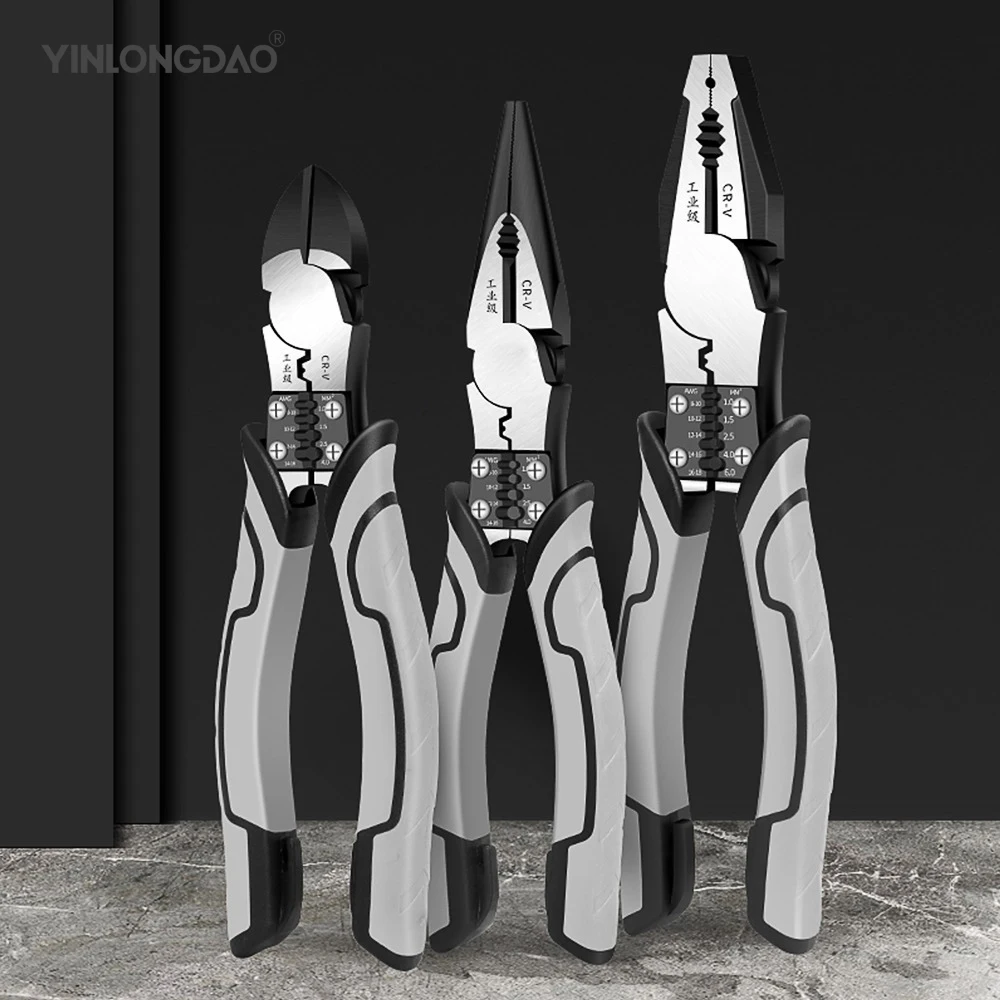 

Multifunctional Universal Diagonal Pliers Needle Nose Pliers Hardware Tools Universal Wire Cutters Electrician