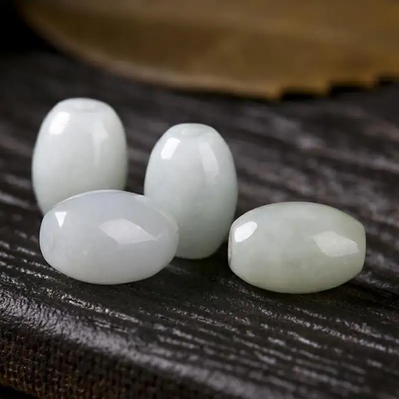 

Natural Burma Jade Rice Beads For Jewelry Making Diy Bracelet Necklace Myanmar Jadeite Marquise Shape Bead Accessories Wholesale