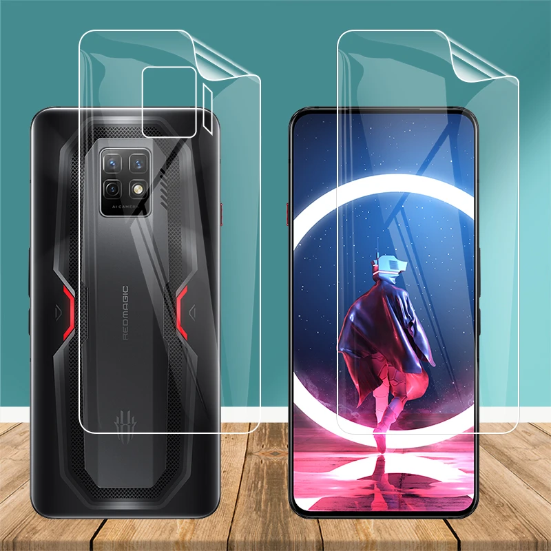 Передняя/задняя полная Защита экрана для ZTE nubia Red Magic 7 Magic7 Pro 7 Pro пленка из мягкого ТПУ (не стекло)