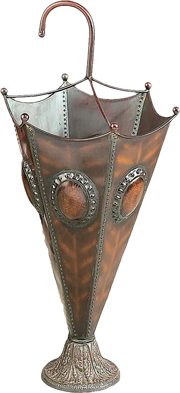 

Подставка для зонта, 13x13x28 дюймов, коричневый мини-зонт-держатель, зонт, корпорейный дождевик на фотоэлементах