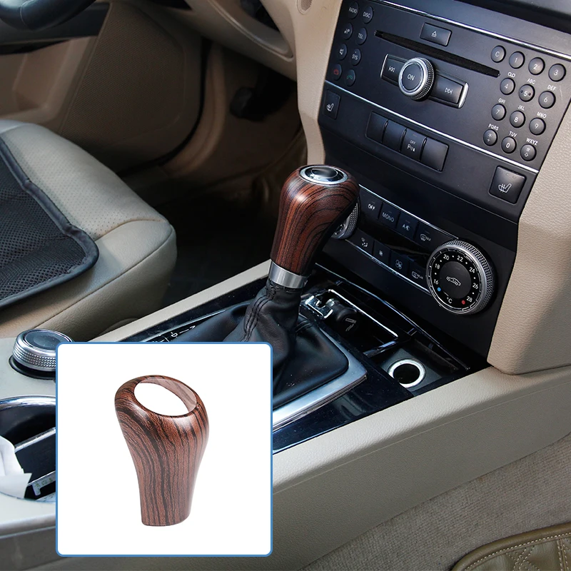 

1 шт. ABS Автомобильная наклейка на головку переключения передач для Mercedes Benz C Class W204 E W212 GLK X204 CLS W218 A G Class автомобильные аксессуары fd