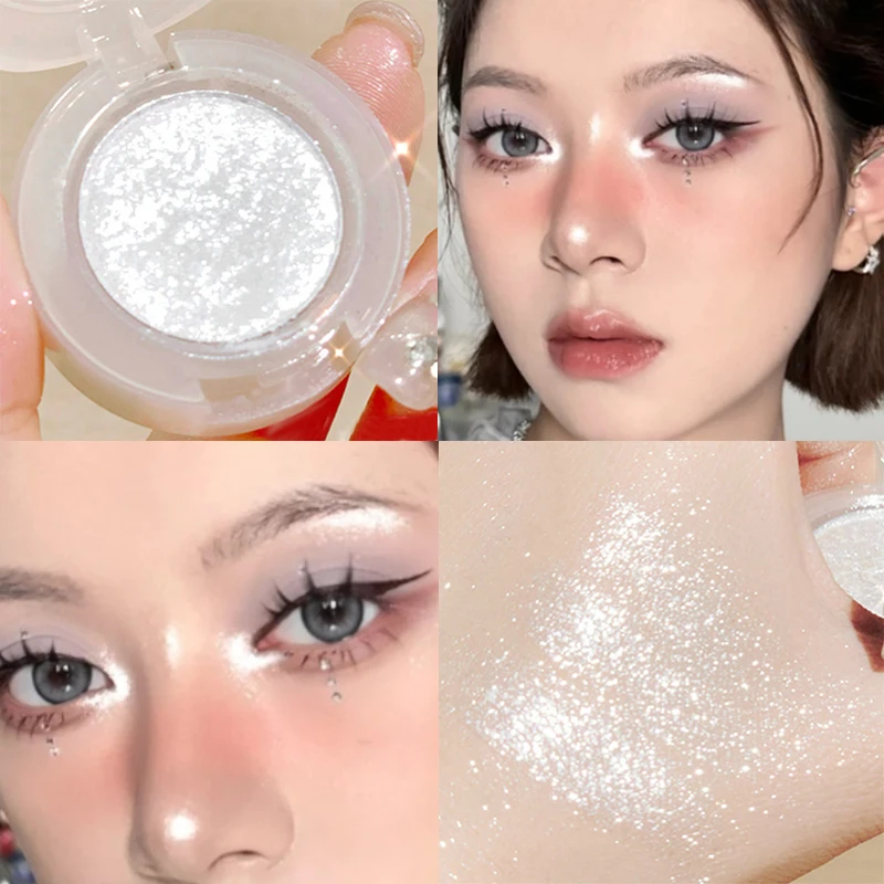 

Gorgeous Glitter Single Color Eyeshadow Lasting Waterproof Eyeshadow Palette Pearlescent Shimmer Eye Makeup Pigment Cosmetics