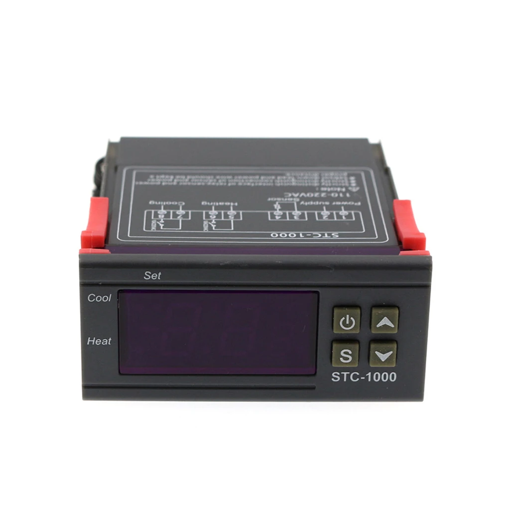 

Цифровой термостат с двойным дисплеем и регулятором влажности, 24 В