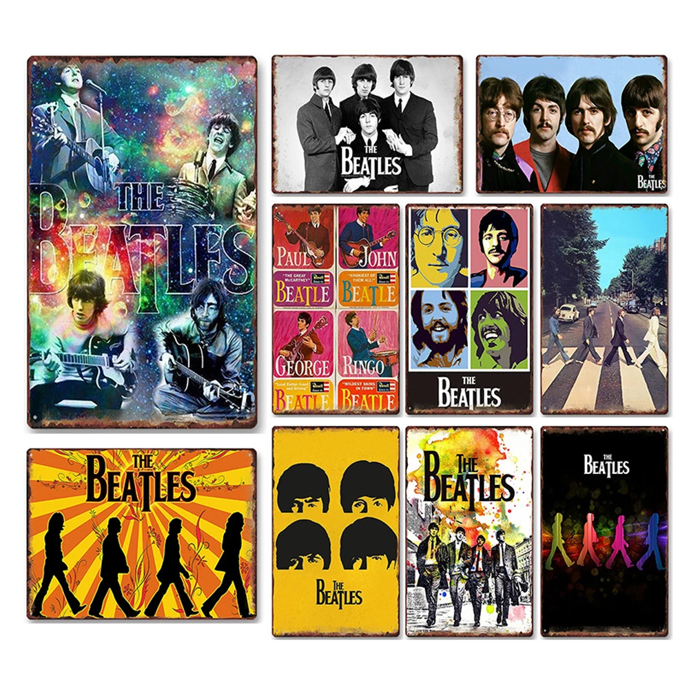 Metal Poster Music Rock Band Doors Tin Sign Plaque Metal Sign Iron Painting Tin Sign for Music Home Bar Pub Man Cave Wall Decor