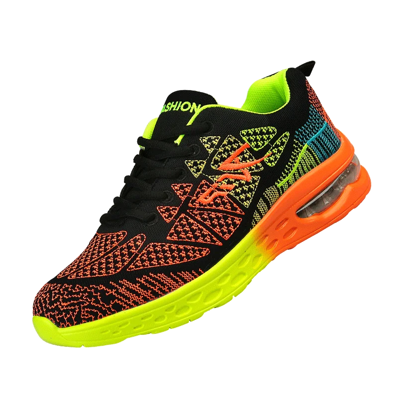 Мужские и женские новые спортивные повседневные туфли дышащие нескользящие