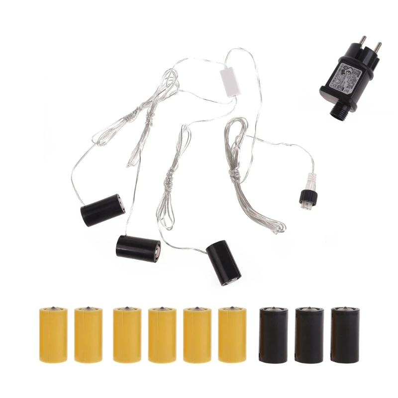 

Virtual Battery LR14 C Battery Eliminators for LED Lamps/Toy/Gas Stove Replacement for 4.5V 3V LR14 C Batteries
