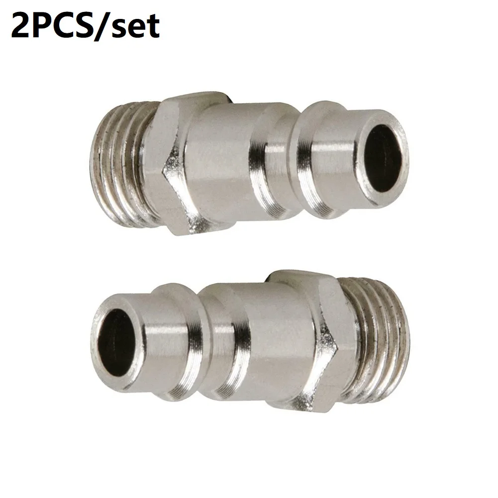 

2pcs 32mm Quick Release Euro Fittings With Male 1/4\\\" BSP Thread Compressed Air Line Coupler Connector For Air Compressor