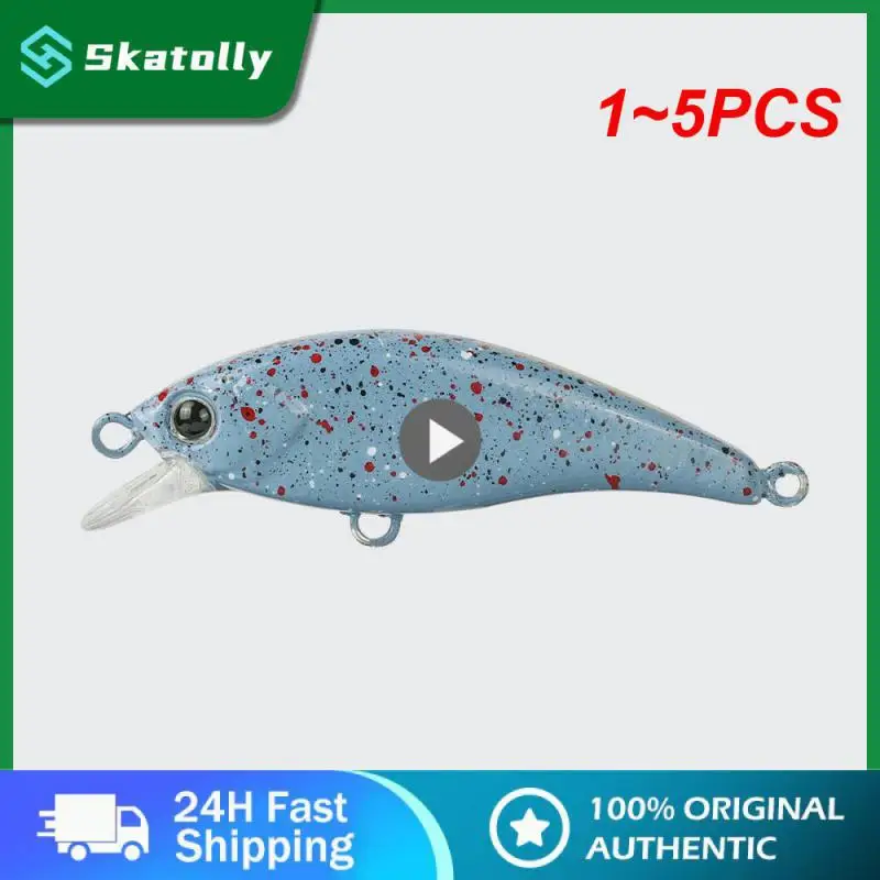 

1~5PCS Micro-Submerged Mino Hard Bait Standard Three Hooks/Bare Bait Without Hooks And Rings Fishing Lure Accessories