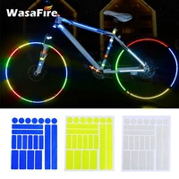 bicycle sticker adhesive reflective tape night safety warning bike frame wheel stickers decals accessories pegatinas bicicleta