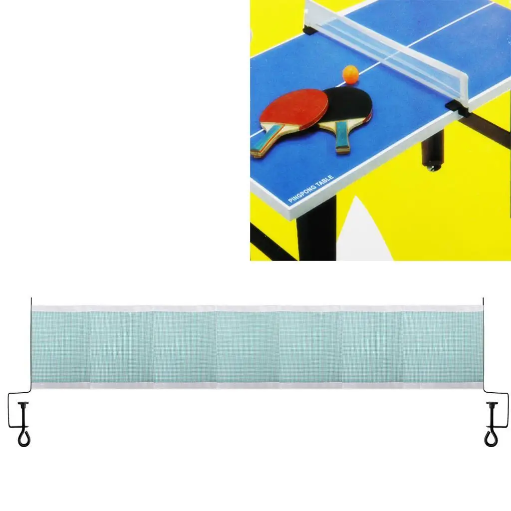 

Портативный набор для настольного тенниса и понга, 1 столб, зажимные кронштейны для игр