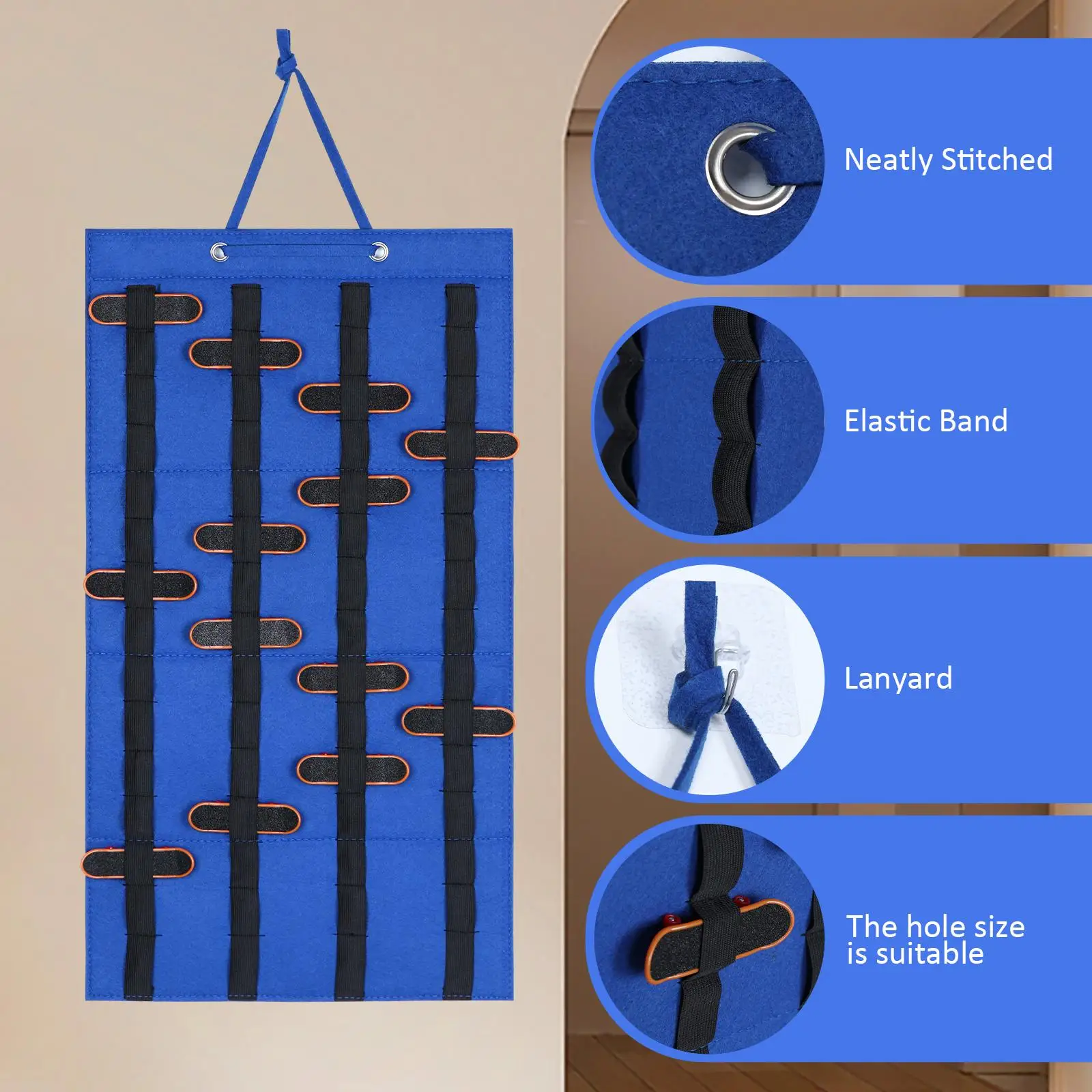 Подвесной держатель для скейтборда на палец фетровая вешалка хранения