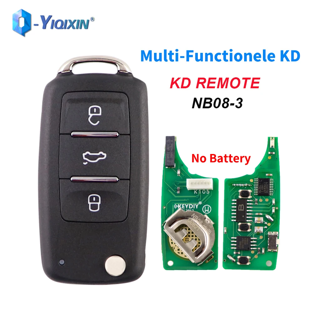 YIQIXIN 3 Buttons Universal Remote Control Key Multi-functional NB08 Series For KD-X2 KD900 URG200 KEYDIY MINIKD Fob Programmer |