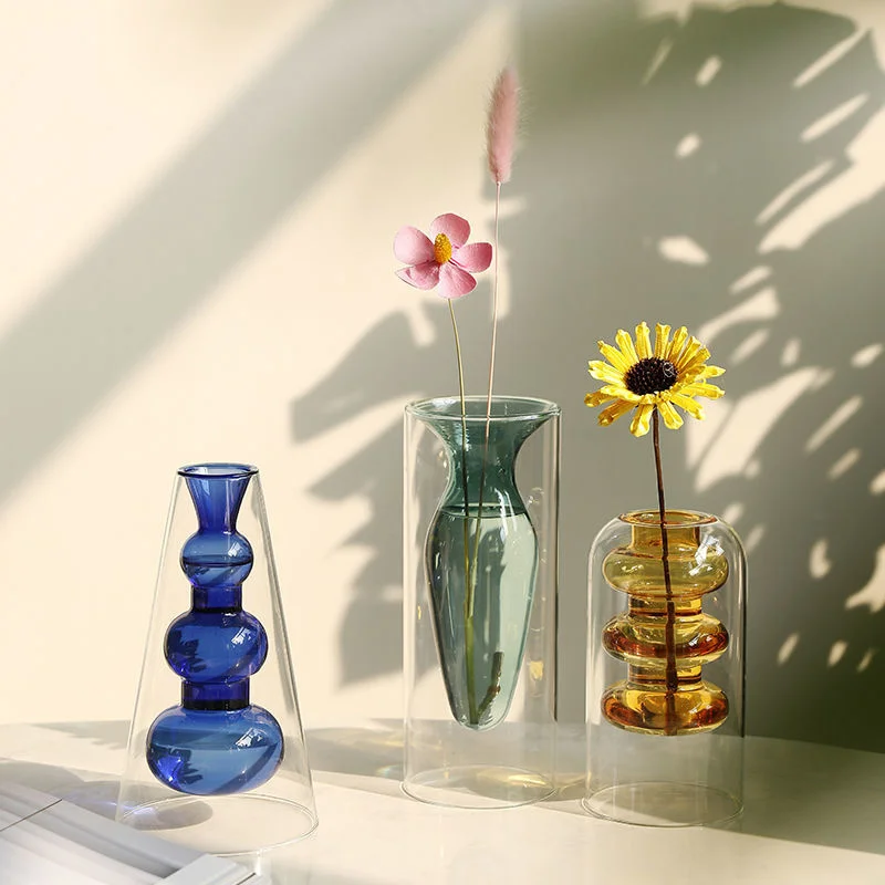 

Гидропонная креативная стеклянная ваза, скандинавский ветер, звездное засушенное цветочное расположение, украшения для гостиной