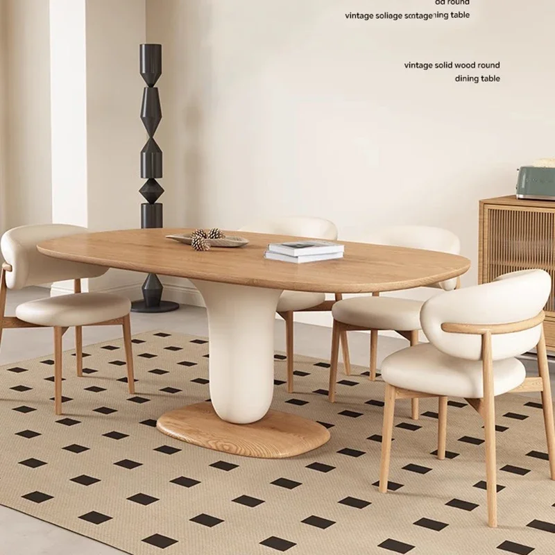 Роскошный обеденный стол кухонные овальные керамические строительные комплекты