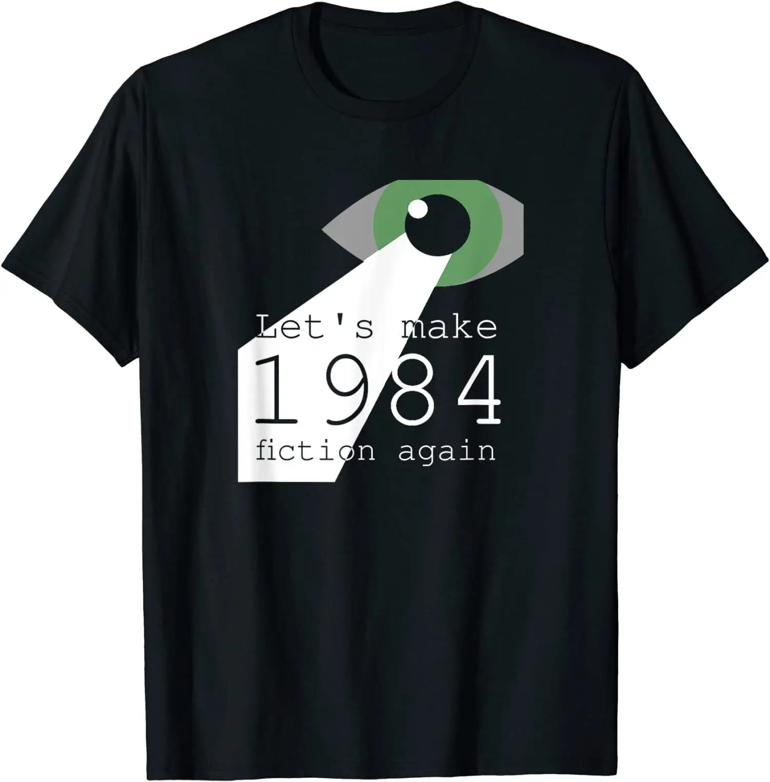 

Новая модная дизайнерская мужская футболка с надписью «Let Make 1984», художественная литература, хипстерские Топы с коротким рукавом, футболка ...