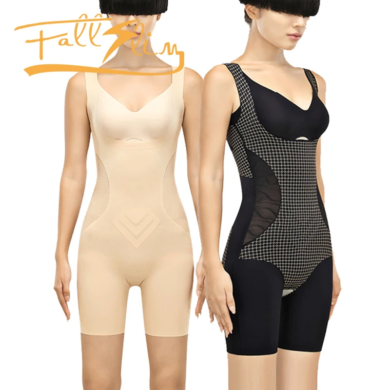 

FALLSLIM 3 IN 1 Seamless Body Shaper Women's Corset Waist Trainer Shapewear Back Take Off Bodysuit Postpartum Slimming Underwear