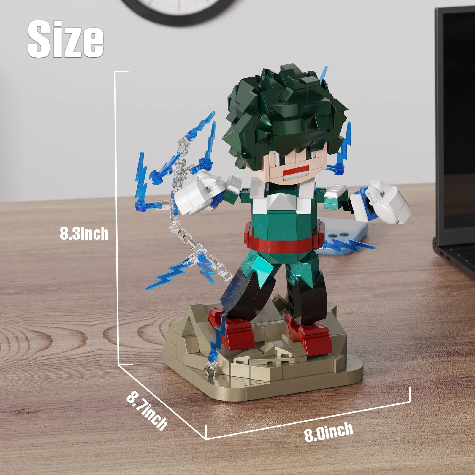 498 шт. строительные блоки MOC Me-Heros внешний вид миория набор игровых фигурок модели