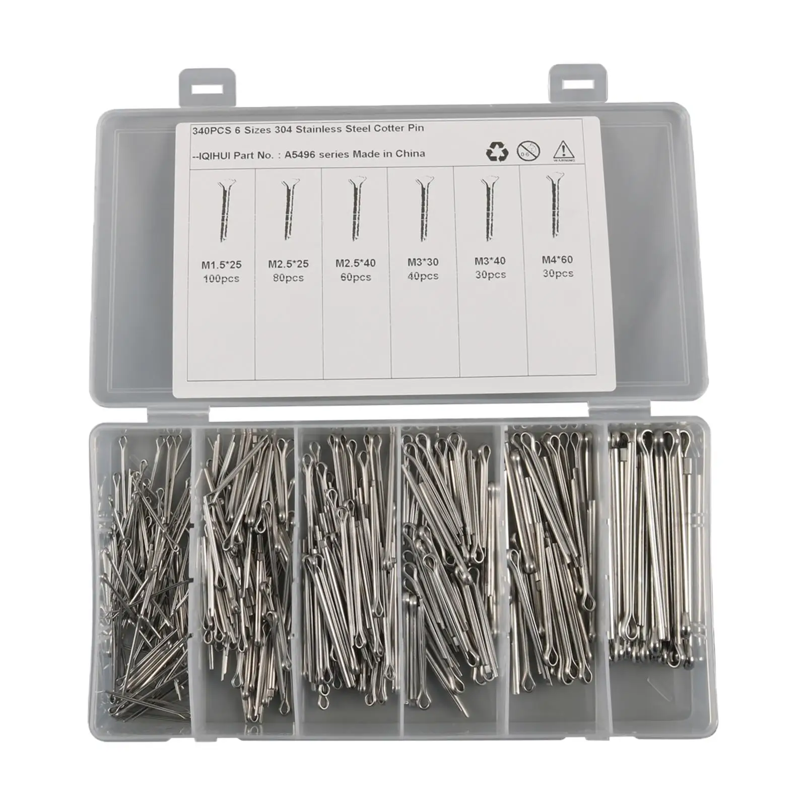 

Зажим для штифта, зажим для ключа, Набор Фитингов M1.5, M2.5, M3, M4, сверхпрочный 340 шт. для ремонта мелких механических двигателей