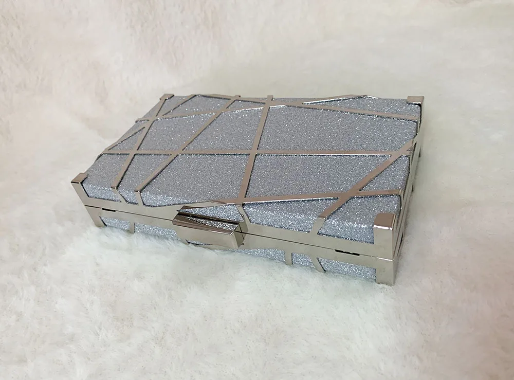 Женский вечерний клатч с блестками женский кристаллами Свадебный Кошелек