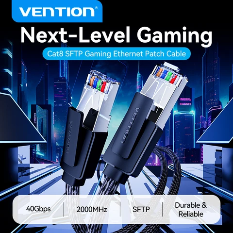 Ethernet-кабель Vention Cat8 40 Гбит/с