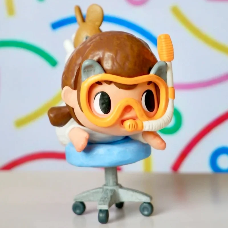 Фото Коллекционная фигурка POPMART After School Merodi Series 1: Слепая коробка, милая игрушка, украшение для рабочего стола, подарок на день рождения для девочки №4