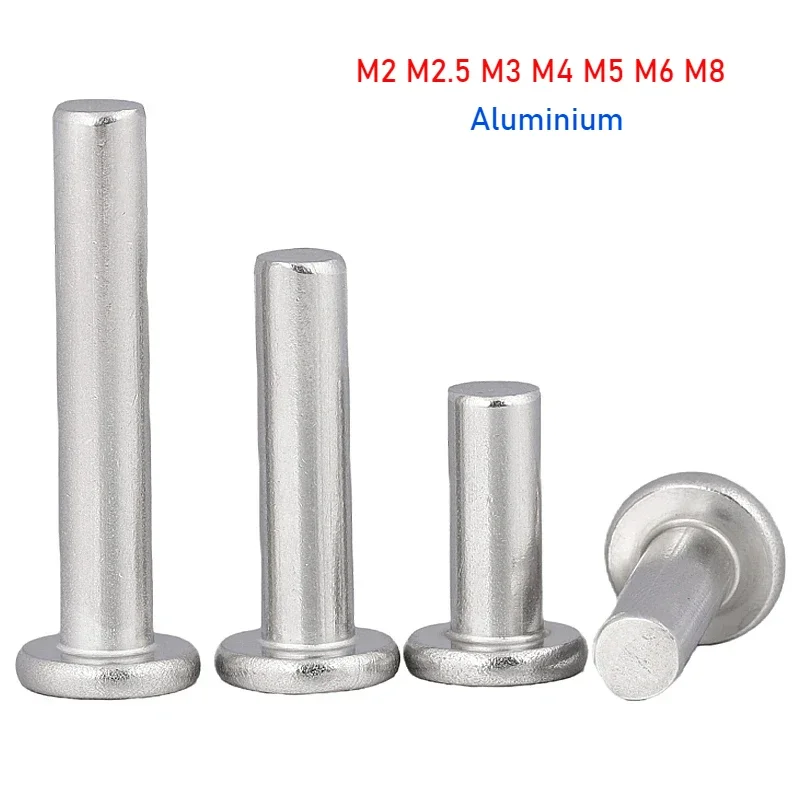 

Плоские алюминиевые заклепки M2 M2.5 M3 M4 M5 M6 M8