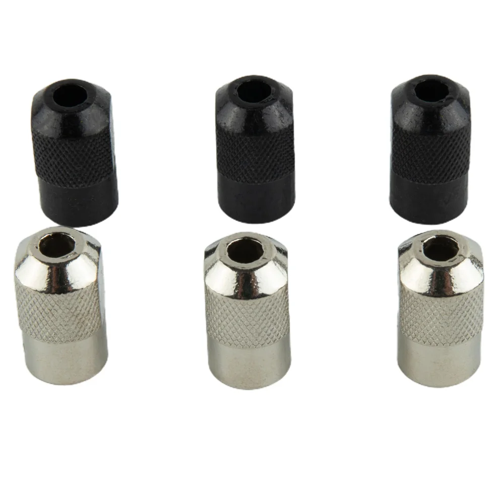 

6pcs Mini Drill Chuck M8×0.75mm Zinc Alloy Chuck Nut Rotary Tool Accessories For Power Tool Accessories