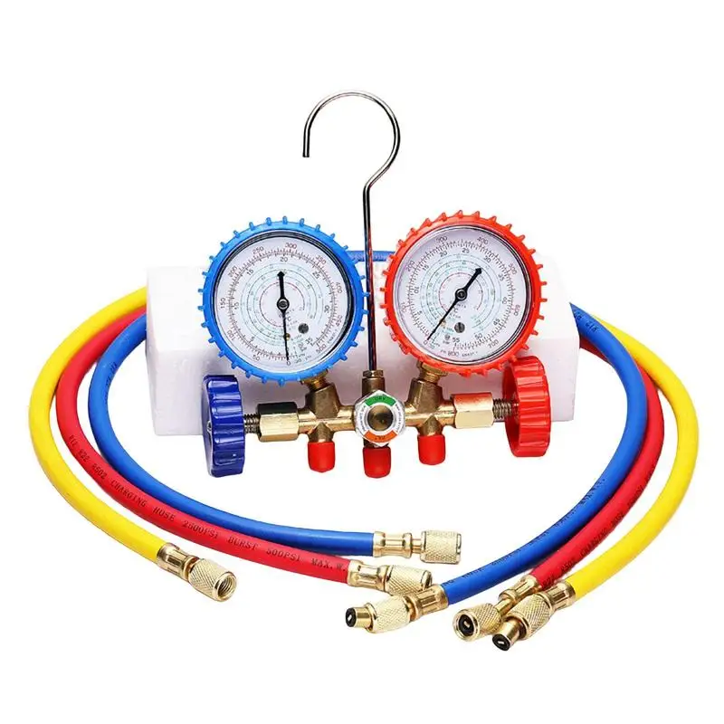 

Refrigerant Manifold Gauge Air Condition Refrigeration Set Car Air Conditioning Tools Measuring Guage For R12 R22 R134A R502