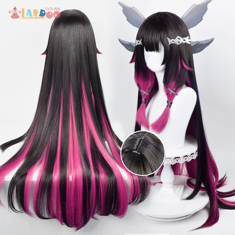 

Lardoo Genshin Impact колумбиbina парик для косплея Genshin Fatui девушка колумбиbina Разноцветные длинные волосы 105 см