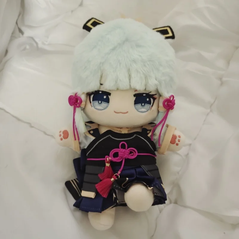 

20cm Anime Game Genshin Impact Kamisato Ayaka Cosplay Plushie Doll Kawaii Mascot Soft Plush Dolls Dress Up Clothing Toys Gifts