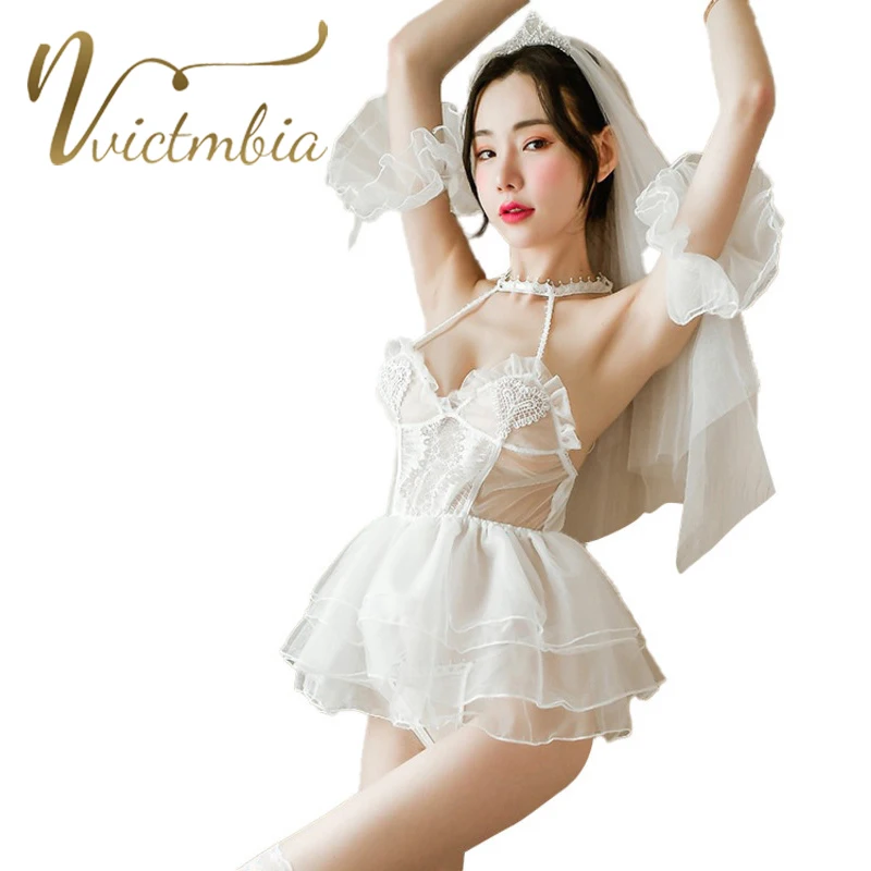 

Sexy Lingerie Woman Porno Underwear Sexy Dress Bride Wedding Cosplay Erotic Uniforms Fancy Dress Role Play Outfit Costume Set