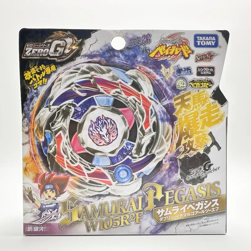 Takara Tomy Beyblade Metal Battle Fusion Top BBG26 ZERO G SAMURAI PEGASIS W105R2F с пусковым устройством
