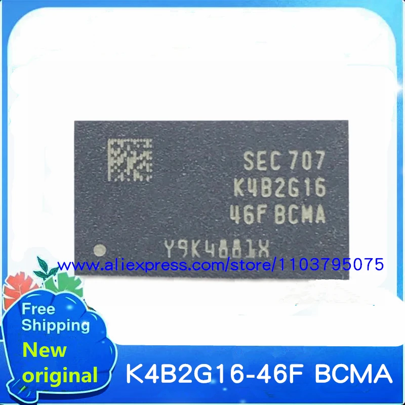 5 шт./лот K4B2G16-46FBCMA K4B2G1646F-BCMA K4B2G1646FBCMA BGA 100% новый оригинальный запас