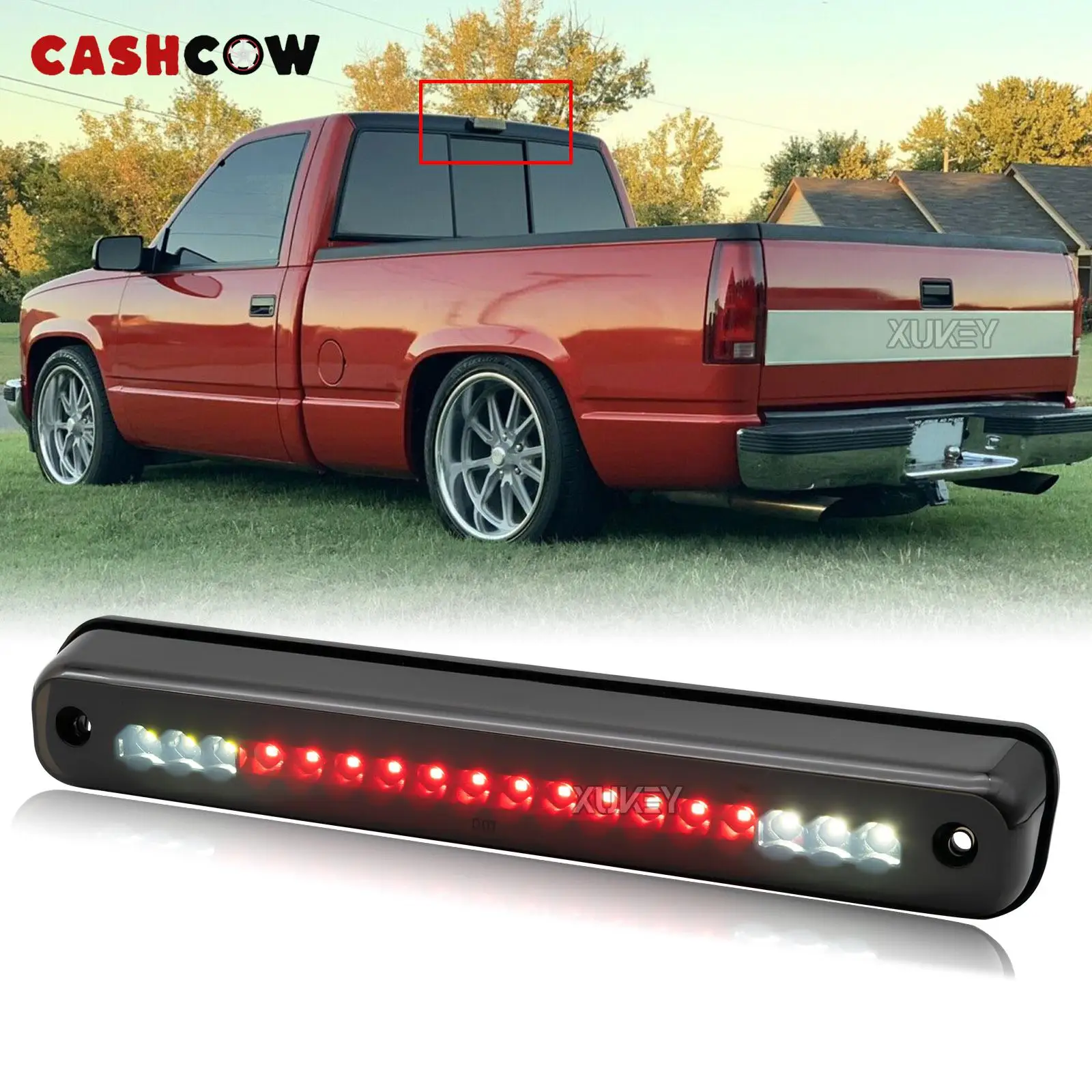 Третья Задняя Тормозная лампа CASHCOW Центральная для грузовиков высота крепления