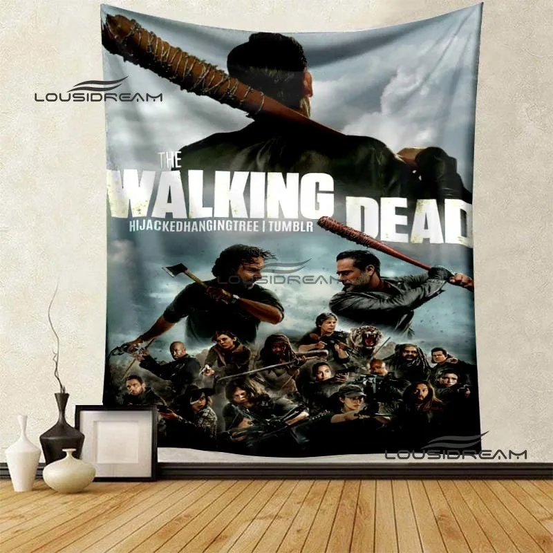 

The Walking Dead Daryl Dixon Tapestry Classic Horror Series Wall Mounted Bedroom Living Room Dormitory Computer Room Background