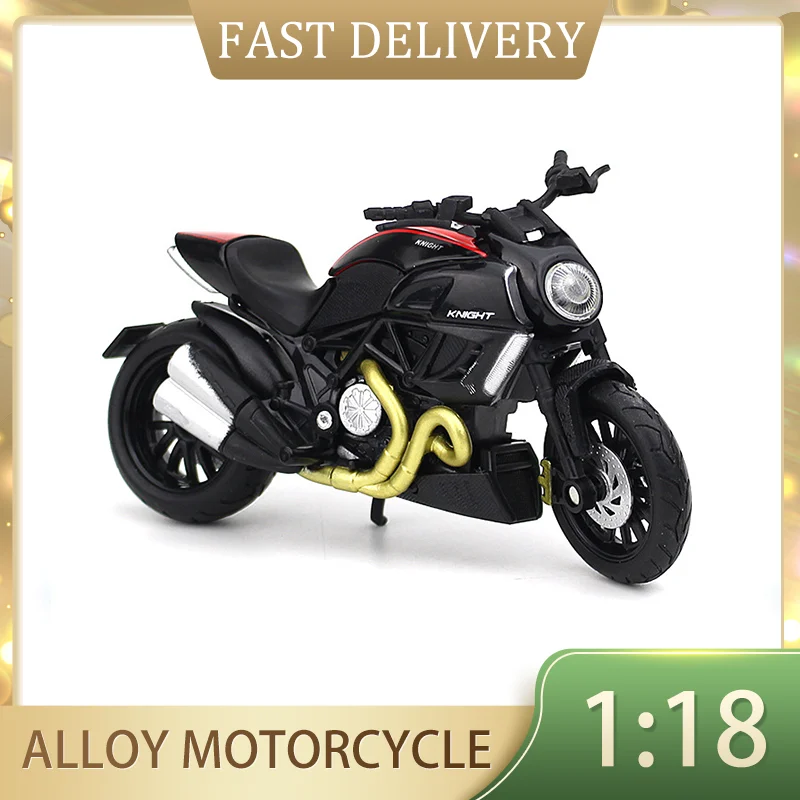 Модель мотоцикла 1:18 игрушечный автомобиль тяговый внедорожник имитация