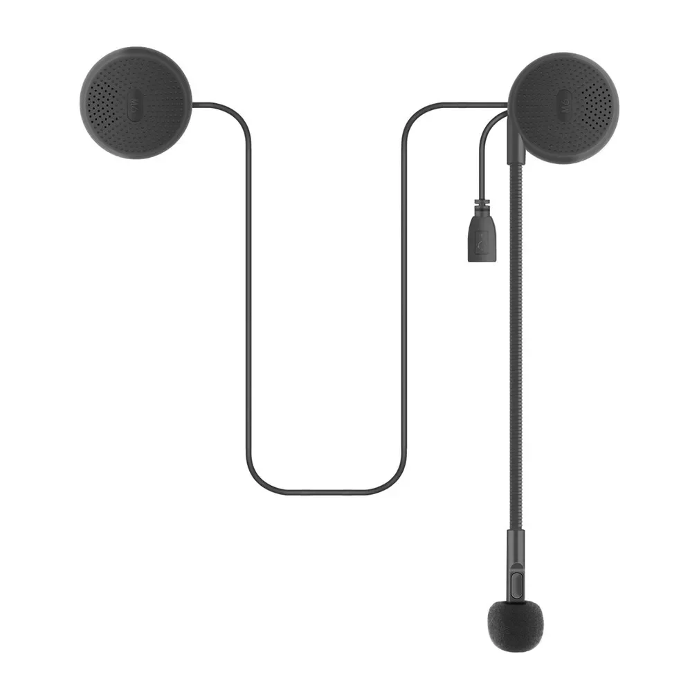 Wireless 5.0 Stereo Vocal Clip Motorcycle Helmet Headset Fine Workmanship Lightweight And Portable Headset