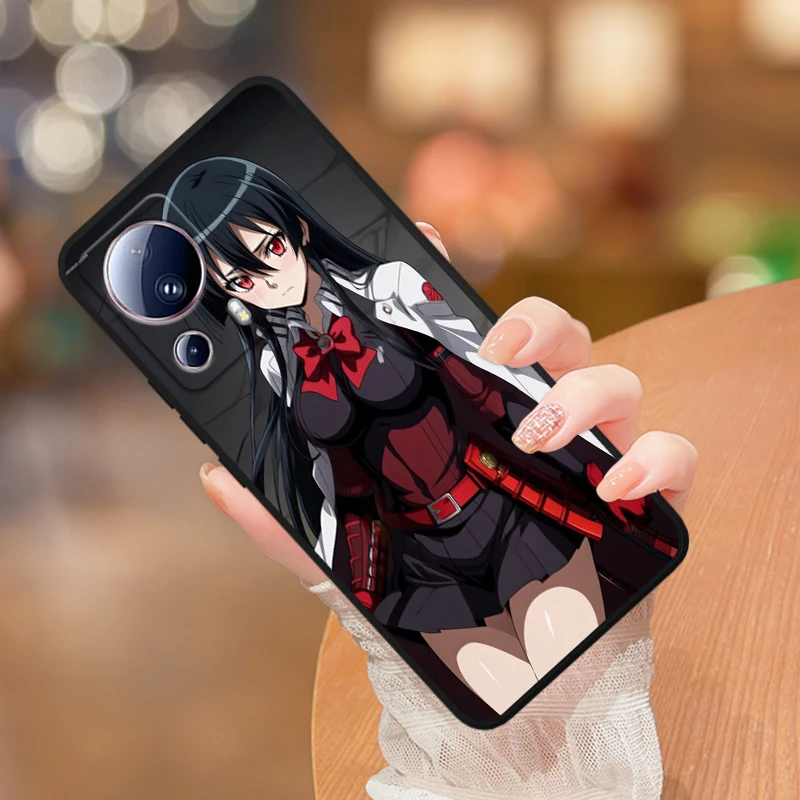 Чехол с аниме Akame Ga Kill для Xiaomi Mi 14 13 12X 12 11 11T 11i 10T 10 Pro Lite ультратонкий черный чехол