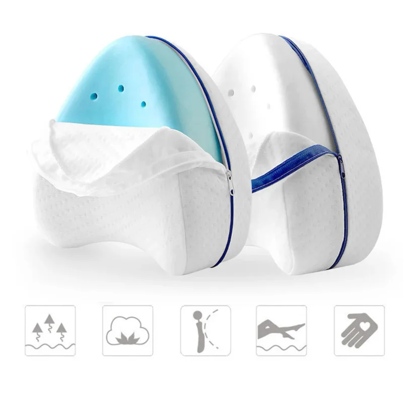 

NEW Back Hip Body Joint Pain Relief Thigh Leg Pad Cushion Home Memory Foam Memory Cotton Leg Pillow Sleeping Orthopedic Sciatica